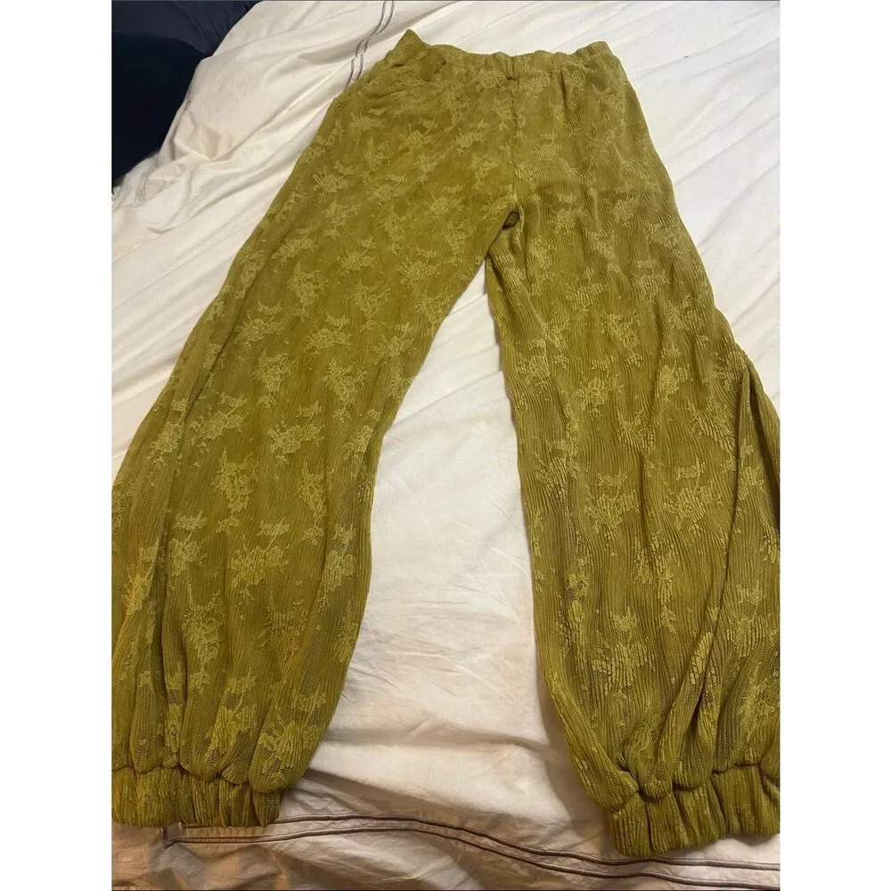 Maeve Sheer Lace Balloon Pants
